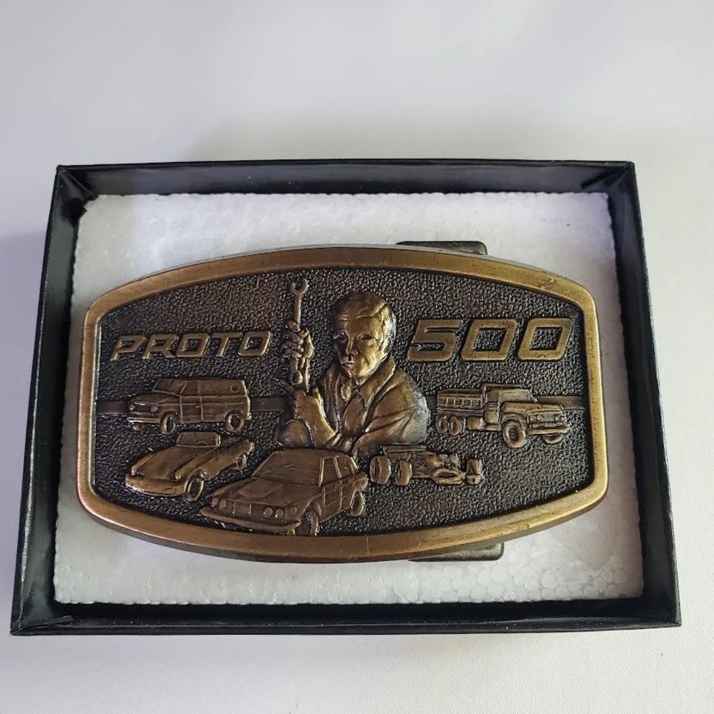 Proto 500 Limited Edition Commemorative Belt Buckle Professional Mechanic Brass